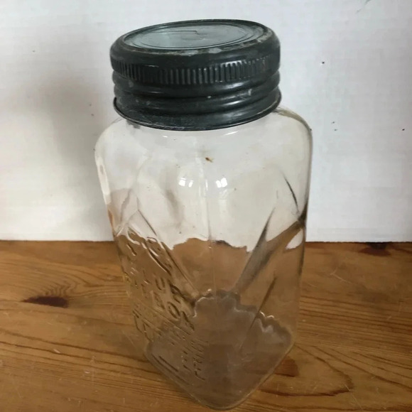 Vtg Blue Ribbon Coffee Jar - Picture 4 of 12